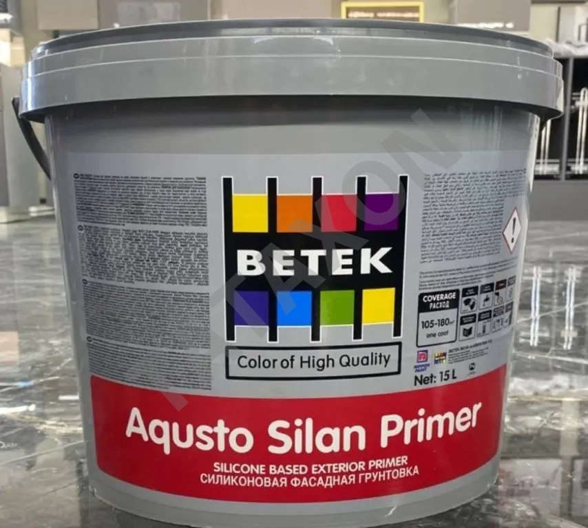 Фасадная силиконовая грунтовка AQUSTA SILAN PRIMER, 15 л