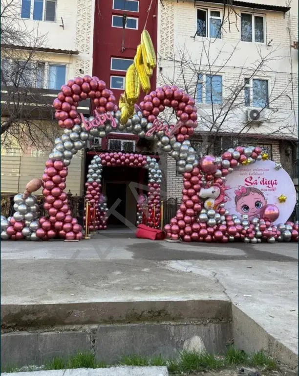 Оформление шарами от 500.000 | Oformleniya Afarmleniya shar raddom