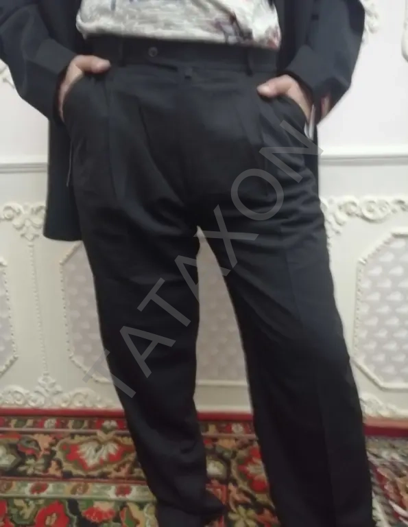 Мужской костюм чёрный цвет Роланд